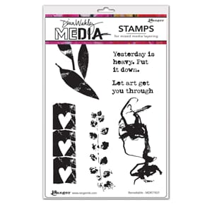 Dina Wakley MEdia Stamps - Remarkable