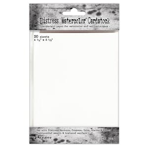Tim Holtz Distress Watercolor Cardstock (4.25 x 5.5) 20 pack