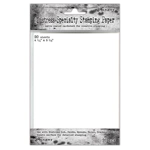 Tim Holtz Distress Specialty Stamping Paper 4.25 x 5.5 (20 S