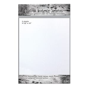 Tim Holtz Distress Woodgrain Paper ( 5 -  8.5 x 11 Sheets)