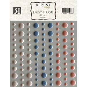 Reprint Adhesive Enamel Dots Cozy Season