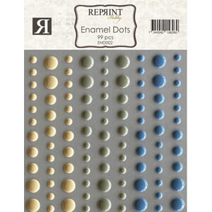 Reprint Adhesive Enamel Dots Hip hip hooray