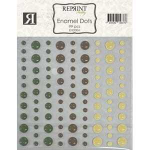 Reprint Adhesive Enamel Dots Home for Christmas