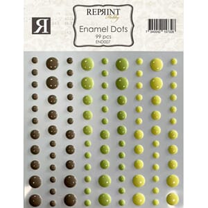 FORHÅNDSBEST!  Reprint - Adhesive Enamel Dots Hello Spring