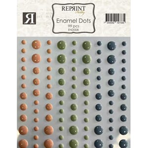 FORHÅNDSBEST!  Reprint - Adhesive Enamel Dots Quiet Moment