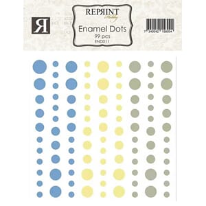 Reprint - Adhesive Enamel Dots Summer Meadown Collection