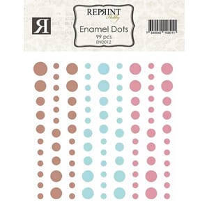 Reprint - Adhesive Enamel Dots The Pottery Collection