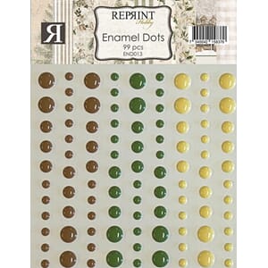 Reprint - Adhesive Enamel Dots Cozy Christmas Collection