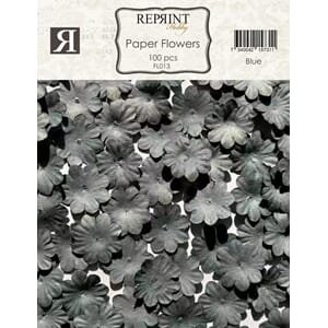FORHÅNDSBEST!  Reprint - Mini Pappersblommor 20 mm 100 st Bl