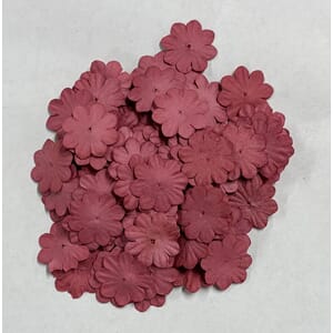 Reprint - Mini Pappersblommor 20 mm 100 st Raspberry