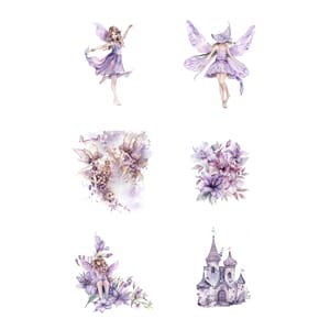 Reprint - Papper Klippark - Fairies - A4