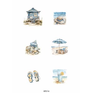 Reprint - Papper Klippark - At the Sea - A4