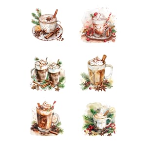 Reprint - Papper Klippark - Christmas Coffe -