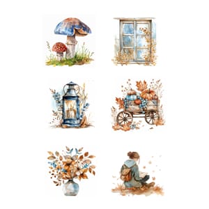 Reprint - Papper Klippark - Fall - A4