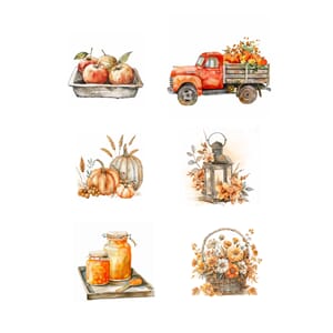 Reprint - Papper Klippark - Harvest - A4