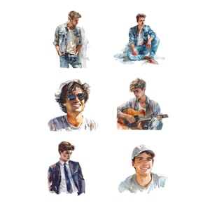 Reprint - Papper Klippark - Cool Guy- A4