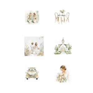 Reprint  Papper Klippark -Marry Me 1 - A4