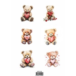 Reprint - Papper Klippark - Teddy - A4