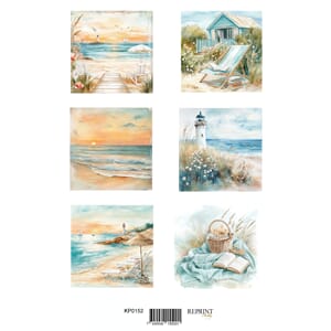 Reprint - Papper Klippark - The Beach 2 - A4