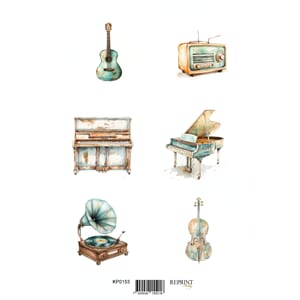 Reprint - Papper Klippark - Vintage Instrume