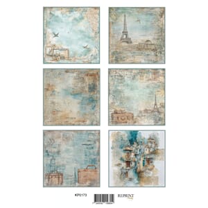 Reprint Papper Klippark - Masculine Moments tags - A4