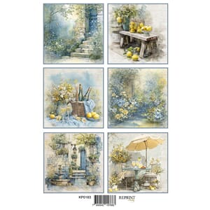 Reprint - Papper Klippark - Summer Meadow Tags - A4