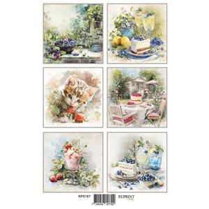 Reprint - Papper Klippark - Summer Garden - A4