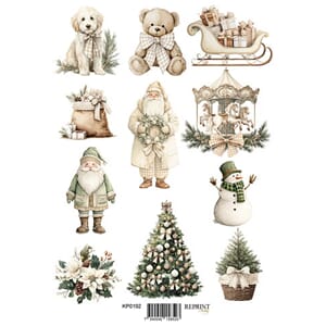 Reprint - Papper Klippark - Cozy Christmas - A4