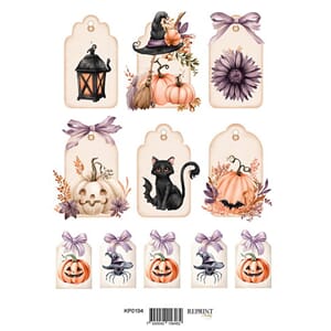 Reprint - Papper Klippark - Enchanted Halloween - A4