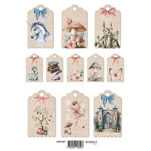 Reprint - Papper Klippark - Hidden Magic Tags 2 - A4