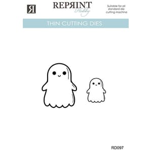 Dies Reprint Enchanted Halloween Spöke 2 pcs