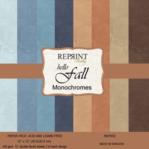 Paperpack Reprint - Fall Monochromes - 12x12