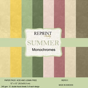Paperpack Reprint - Summer Monochromes - 12x
