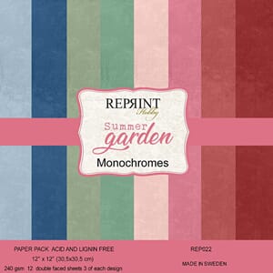 Paperpack Reprint - Summer Garden Monochromes - 12x12