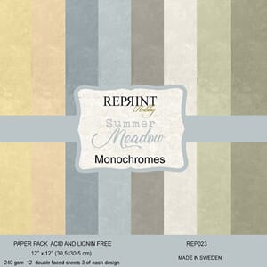 Paperpack Reprint - Summer Meadow Monochromes - 12x12