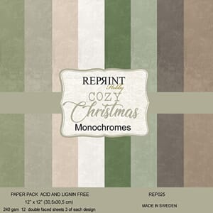 Paperpack Reprint - Cozy Christmas Monochromes - 12x12