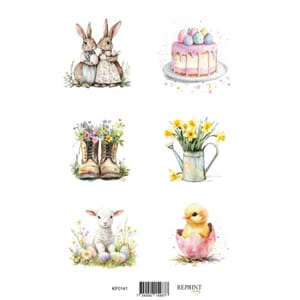 Reprint - Papper Klippark -Easter 1 - A4