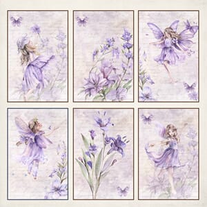 Papper Scrapbooking Reprint - Fairies - 12x12