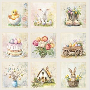 Papper Scrapbooking Reprint - Hello Easter Ta