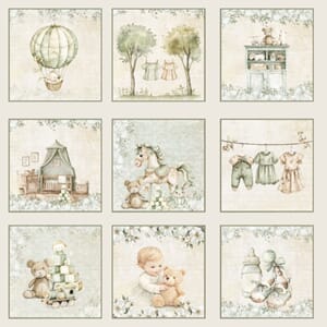 Papper Scrapbooking Reprint - CutieTags - 12x