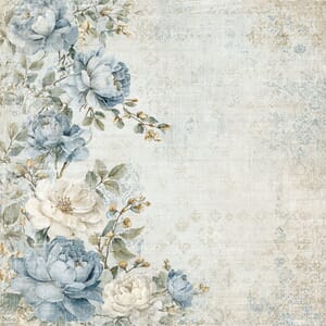 Papper Scrapbooking Reprint - Romantic roses