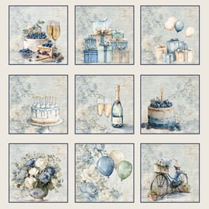 Papper Scrapbooking Reprint - Tags Hooray - 1