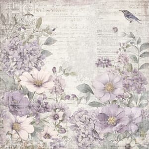 FORHÅNDSBEST!  Papper Scrapbooking Reprint -Timeless Faded B