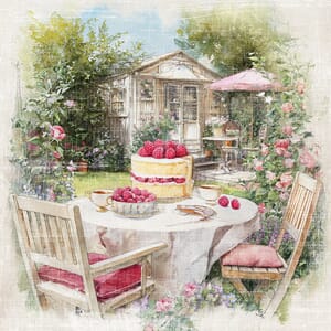 Papper Scrapbooking Reprint -Summer Garden Romantic- 12x12 (