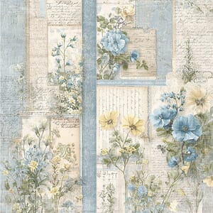 Papper Scrapbooking Reprint -Summer Meadow - 12x12 (30,5 x 3