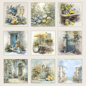 Papper Scrapbooking Reprint -Summer Meadow - 12x12 (30,5 x 3