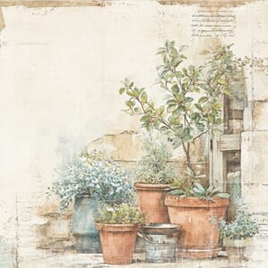 Papper Scrapbooking Reprint - The Pottery Collection - 12x12