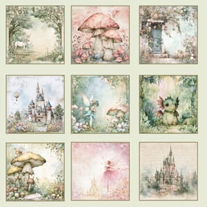 Papper Scrapbooking Reprint - Tags - Hidden Magic Collection