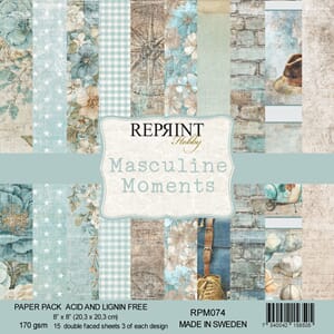 Paperpack Reprint - Masculine Moments Collection - 8x8