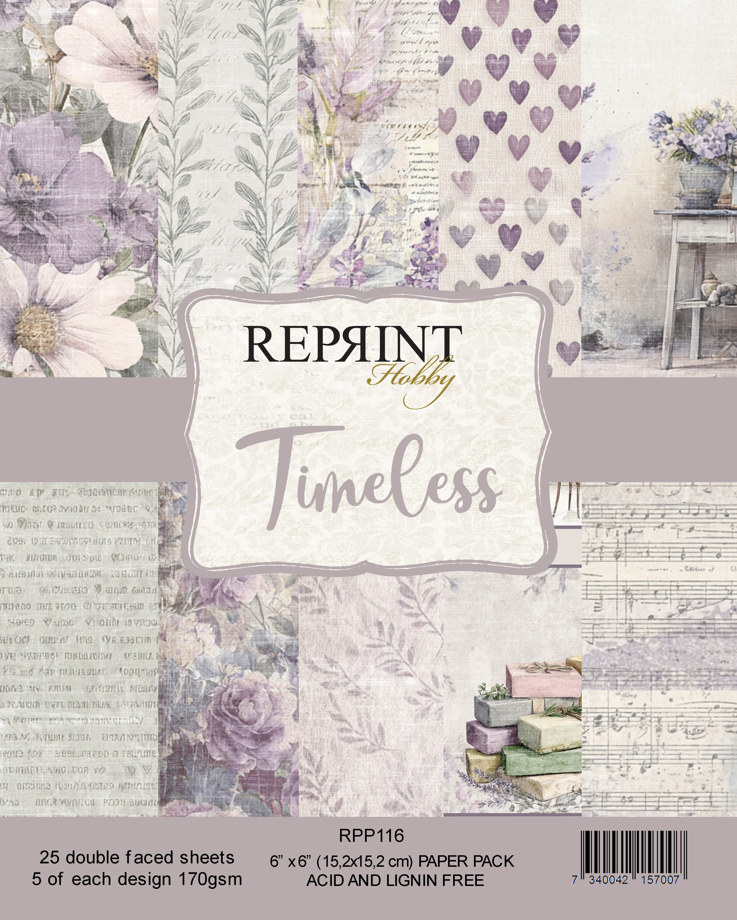 Paperpack Reprint - Timeless Collection - 6x6 - HOBBYLAGERET
